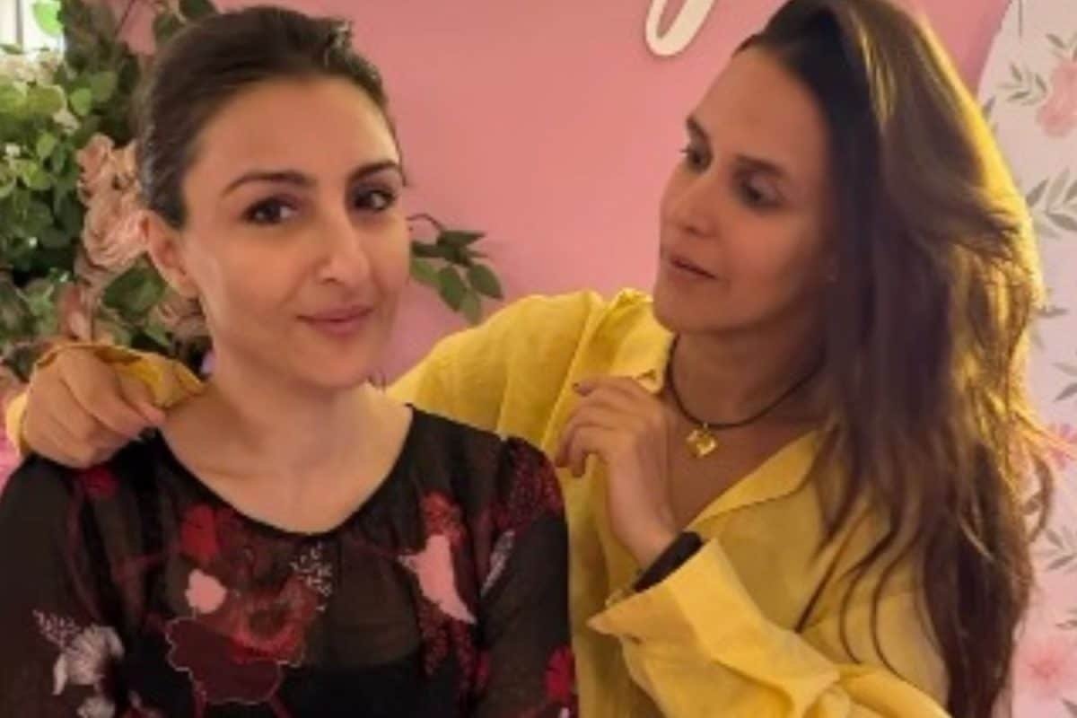 Nothing Here, Just Neha Dhupia Teasing Birthday Girl Soha Ali Khan Like A True Friend