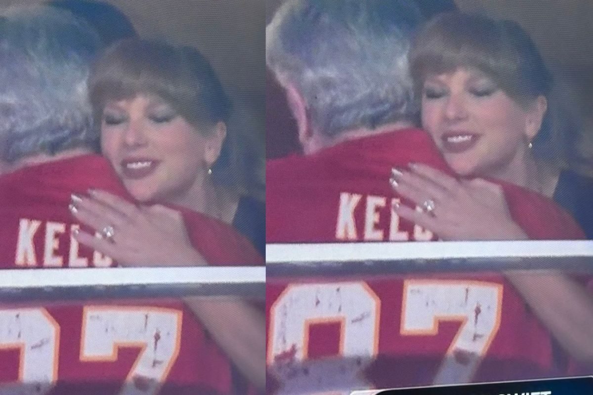 Taylor Swift Shares Warm Hugs With Travis Kelce’s Dad At Kansas City Chiefs’ Home Game