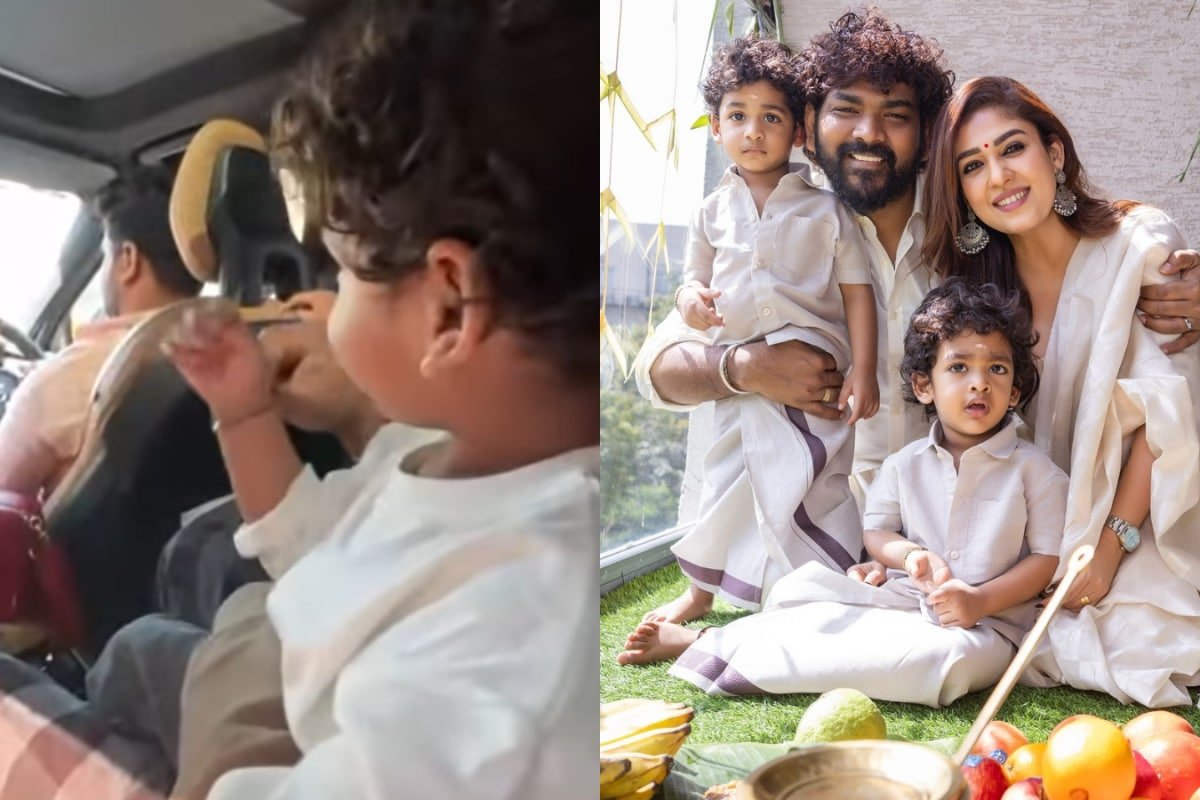 Nayantharas Twins Vibe To Chuttamalle From Devara, Video Will Melt Your Heart | Watch