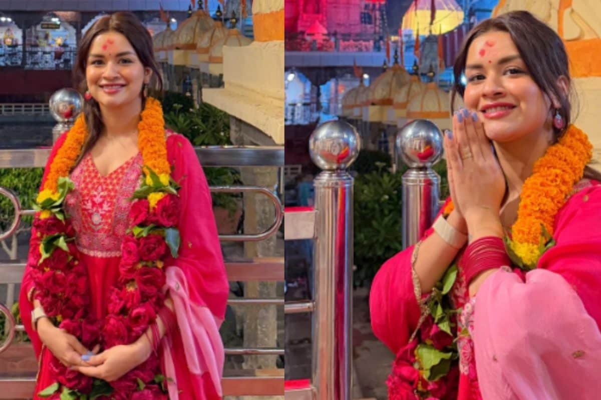 On Her 24th Birthday, Avneet Kaur Seeks Lord Shiva’s Blessings At Mahakal Temple