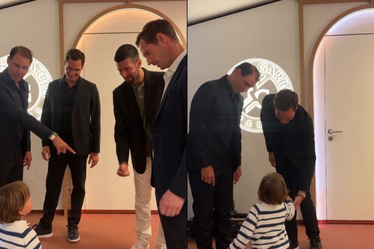 Rafa Jr. Hangs Out With Big 4 Of Modern Day Tennis, Video Goes Viral | Watch
