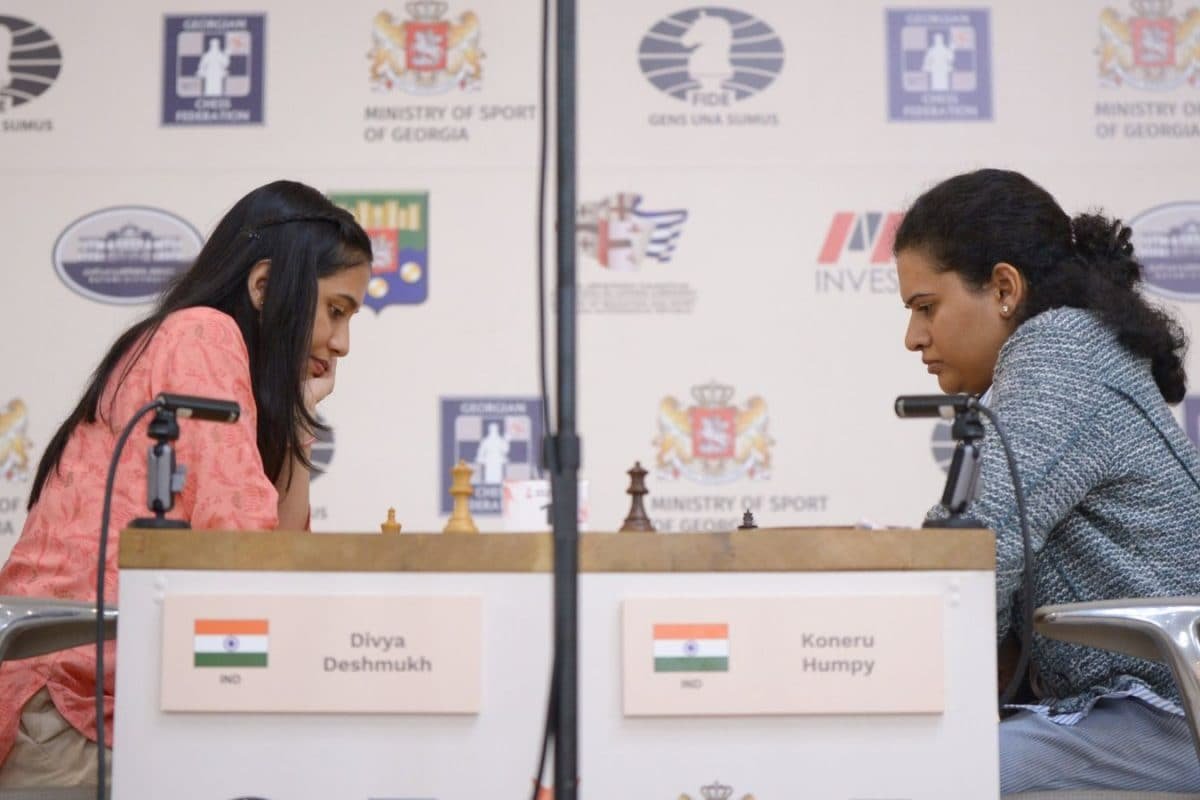 Koneru Humpy Vs Divya Deshmukh LIVE Updates, Womens Chess World Cup Final: Rapid Game 2 Begins