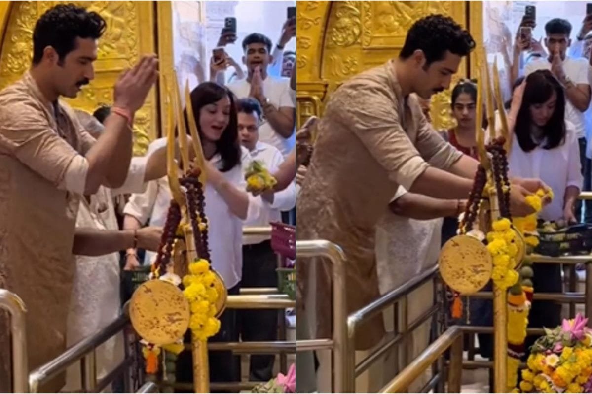 Vicky Kaushal Offers Prayers At Babulnath Temple In Mumbai Amid Chhaava’s Box Office Success | Watch