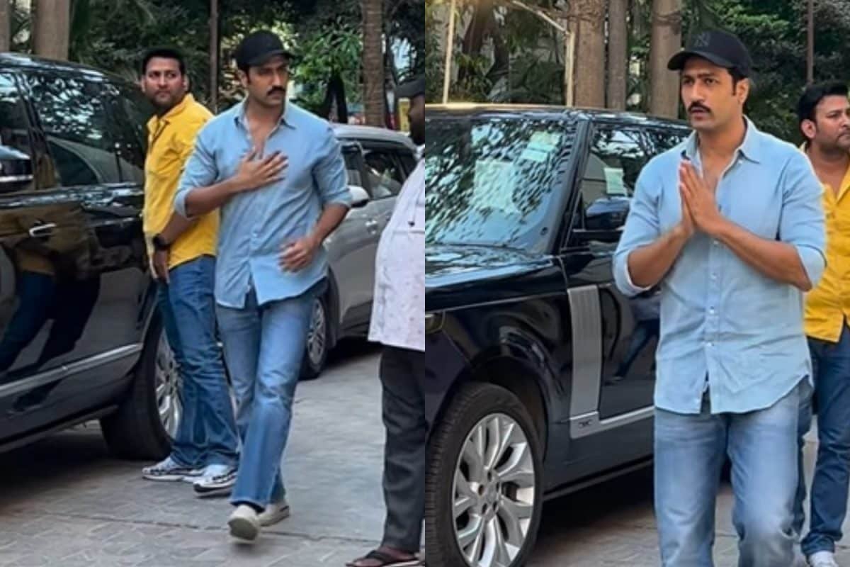 Vicky Kaushal Spotted Arriving At Ayan Mukerji’s Father Deb Mukherjee’s Prayer Meet, Watch Viral Video