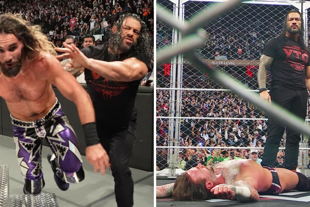 WWE RAW Results: Roman Reigns Attacks Seth Rollins And CM Punk During Steel Cage Match; Cody Rhodes Calls Out John Cena