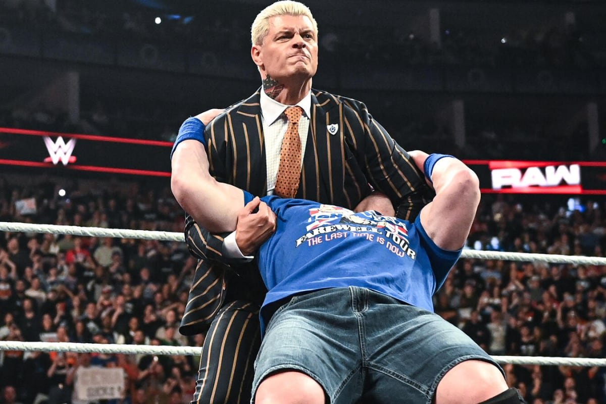 WWE RAW Results: Cody Rhodes Hits John Cena With Cross Rhodes After Fiery Exchange