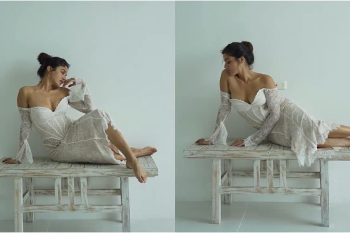 Wamiqa Gabbi Looks Effortlessly Sexy In Off-Shoulder Lace Dress | Video