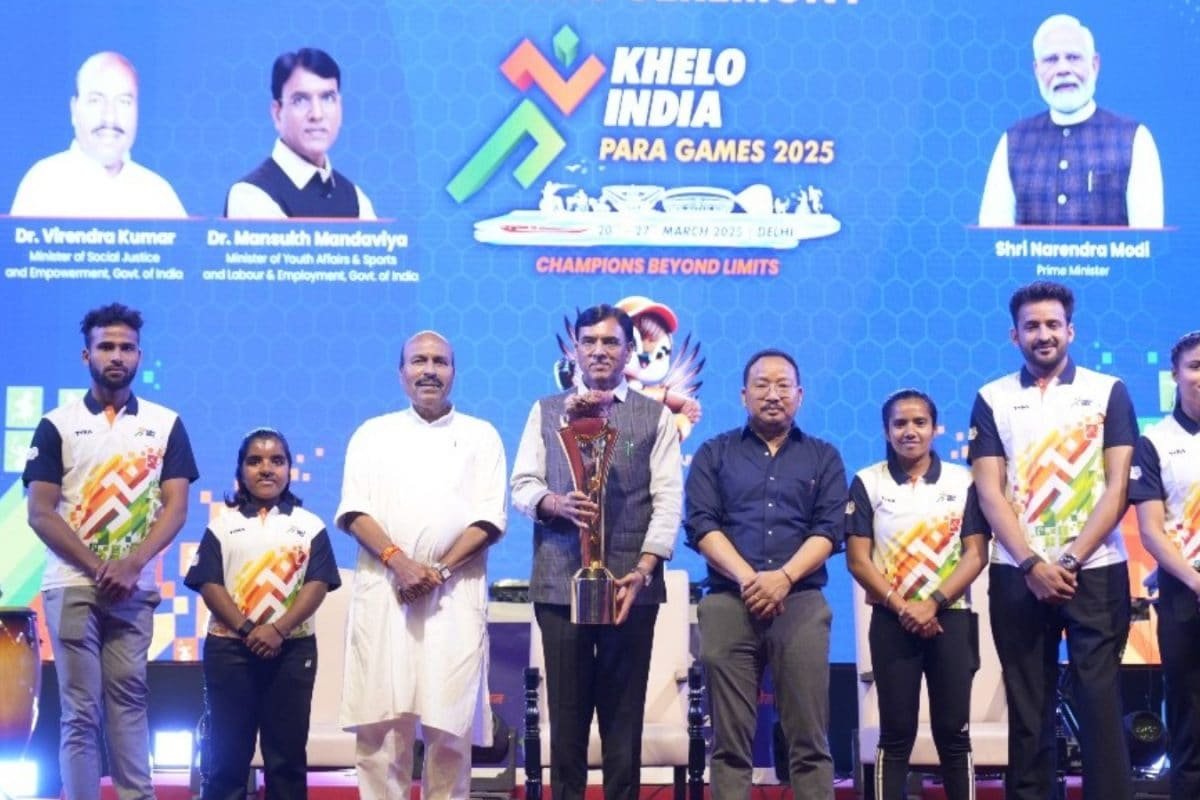 Khelo India Para Games 2025 Declared Open By Sports Minister Mansukh Mandaviya