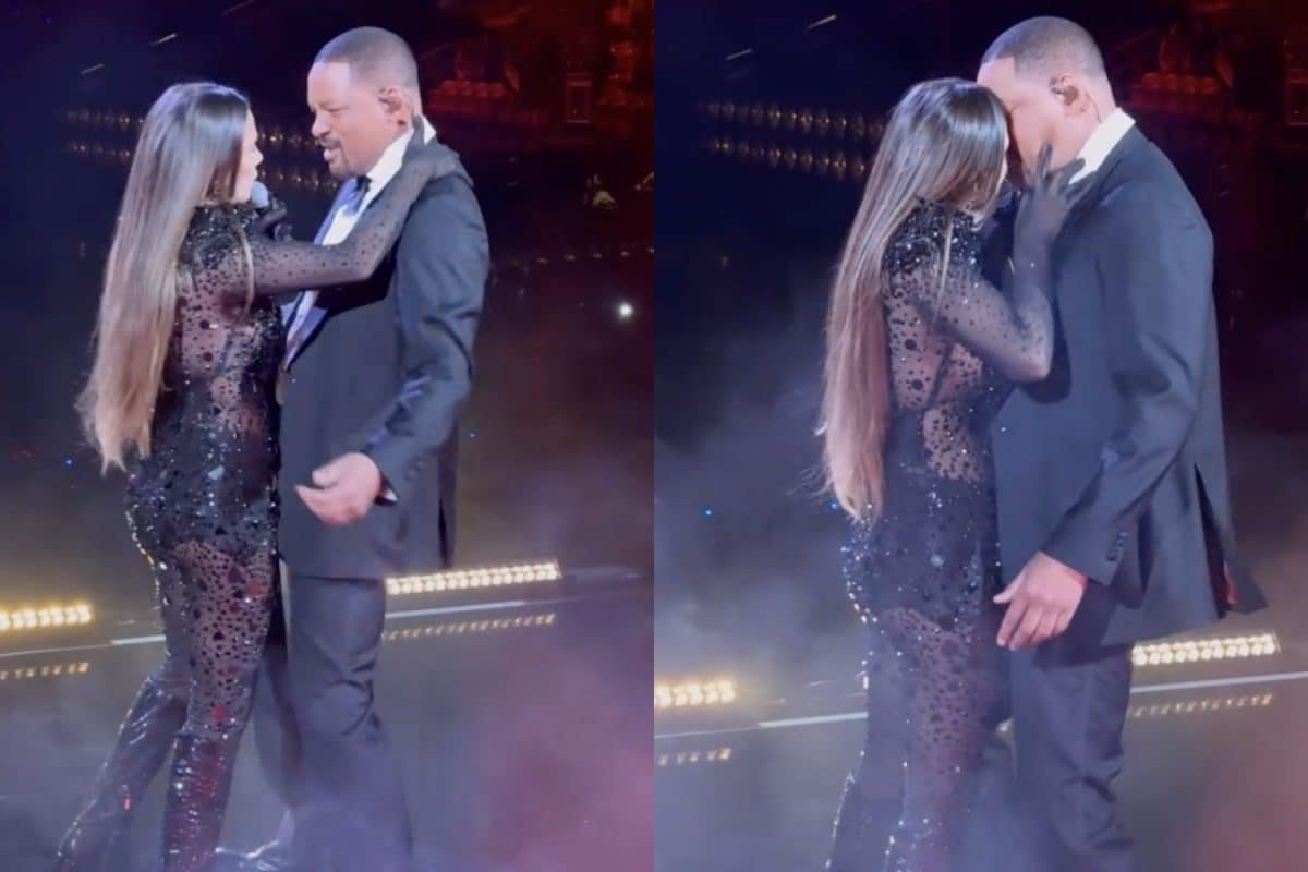 Will Smith Nearly Locks Lips With Singer India During Steamy Act; Wife Jadas Fans Dub Him Cringe