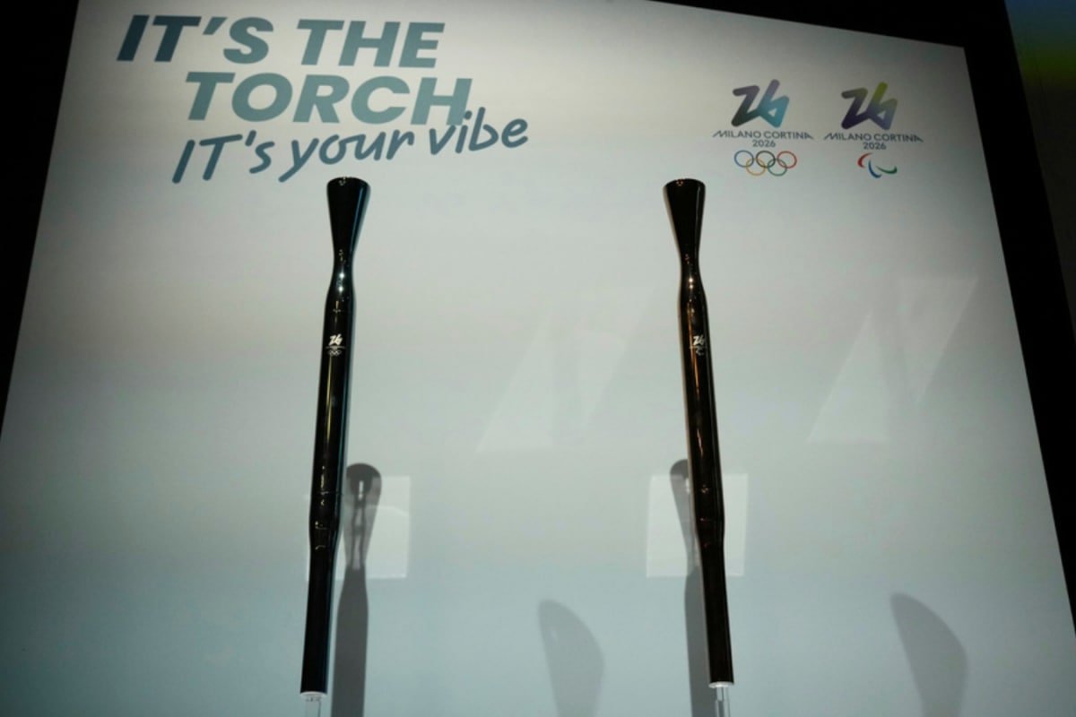Winter Olympics And Paralympics Torch Unveiled In Joint Ceremony In Milan And Osaka
