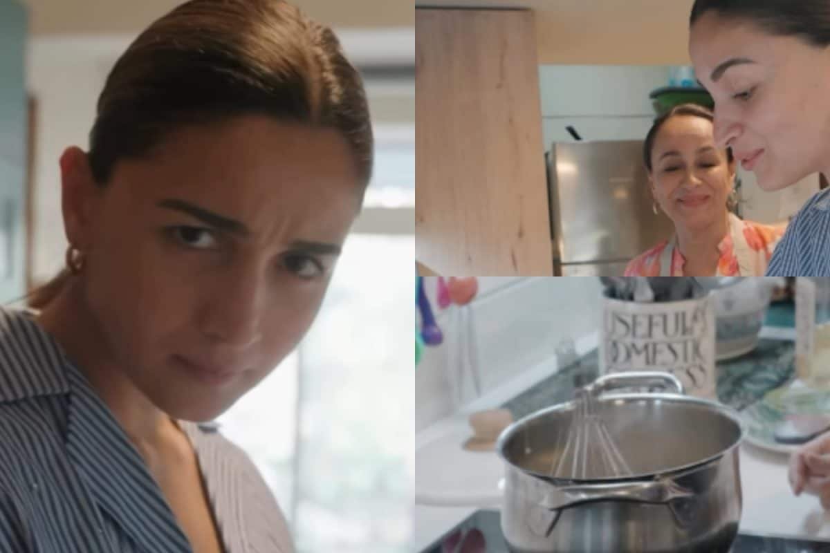 Alia Bhatt Breaks A Whisk As She Tries To Learn Cooking From Mom Soni Razdan | Watch