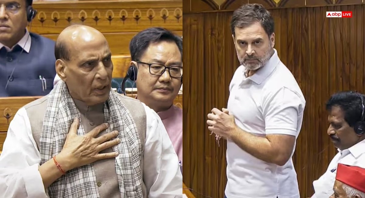 फिर आपने क्यों रोका, जब लोकसभा में राजनाथ सिंह के सामने खड़े होकर राहुल गांधी ने पूछा सवाल