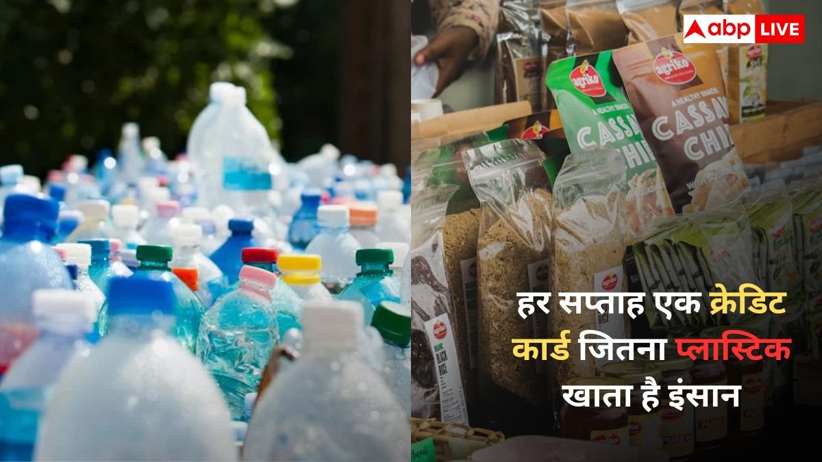 हर सप्ताह एक क्रेडिट कार्ड के बराबर प्लास्टिक खा जाता है इंसान, जानिए क्या-क्या होते हैं नुकसान