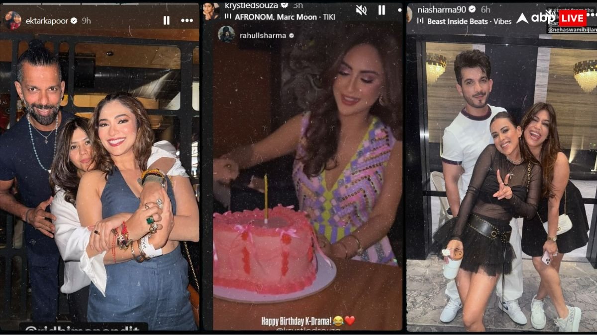 निया से लेकर अर्जुन बिजलानी तक, क्रिस्टल डिसूजा की बर्थडे पार्टी में इन टीवी स्टार्स ने मचाया धमाल, देखें इनसाइड तस्वीरें