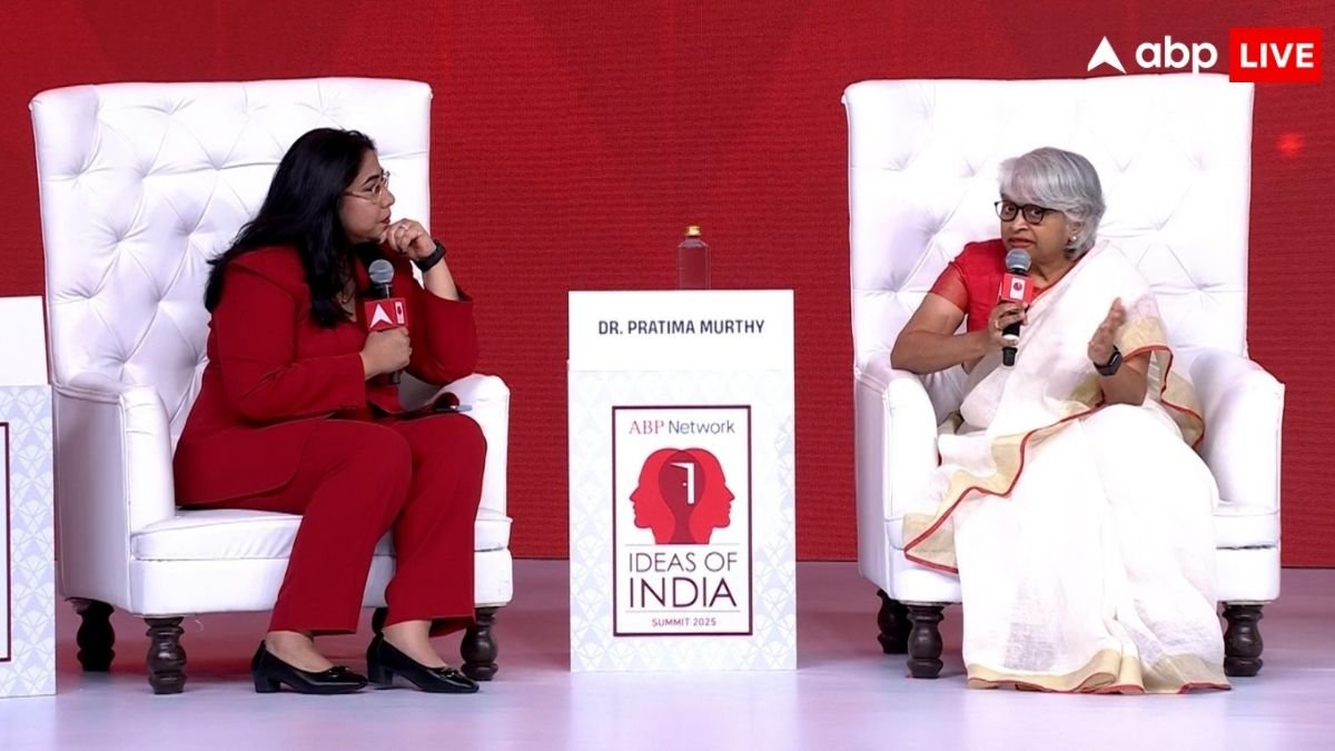 Ideas of India Summit 2025 Live: ABP की आइडियाज ऑफ इंडिया समिट, डॉ प्रतिमा मूर्ति ने बताया-हर पांच में से एक व्यक्ति मेंटल डिसऑर्डर से पीड़ित