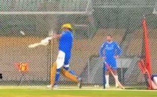 Watch: Dhoni Nails A Six In CSK Practice, Sound Off The Bat Floors Fans