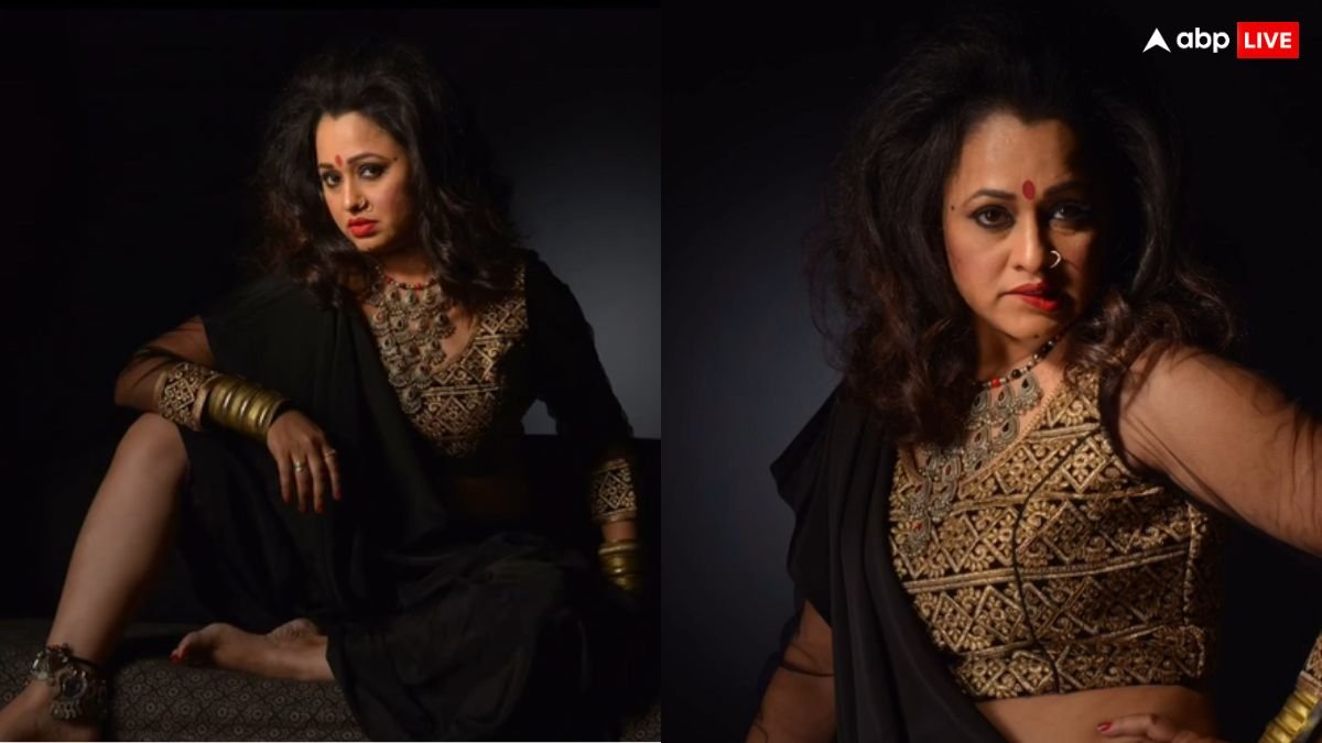 Sonalika Joshi Sizzling Photoshoot: माधवी भाभी ने गिराई हुस्न की बिजलियां, होंठ दबाकर-घाघरा उठाकर दिए ऐसे कातिलाना पोज