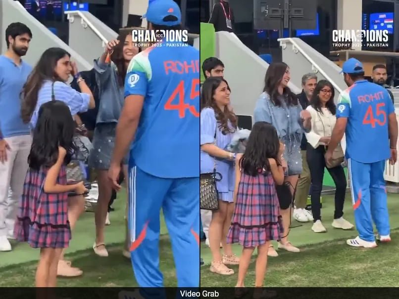Watch: Priceless Anushka-Rohit Moment After Indias Champions Trophy Win