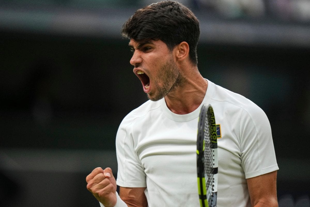 Carlos Alcaraz Survives Andrey Rublev Test To Enter Wimbledon Quarterfinals