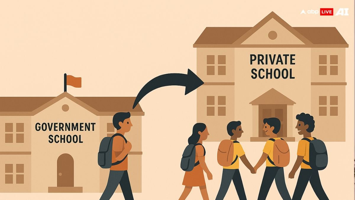 सरकारी स्कूलों छोड़ रहे स्टूडेंट्स, प्राइवेट स्कूलों में बढ़ रहा दाखिला, शिक्षा मंत्रालय ने जताई चिंता