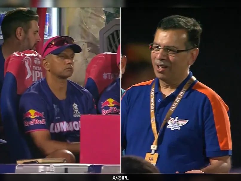 Watch: Rahul Dravid Heartbroken As Sanjiv Goenka Jumps Out Of Seat On LSGs Last-Ball Win