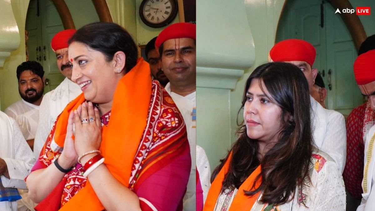 क्योंकि सास भी कभी बहू थी के शुरू होने से पहले नाथद्वारा मंदिर गईं एकता कपूर-स्मृति ईरानी, लिया आशीर्वाद