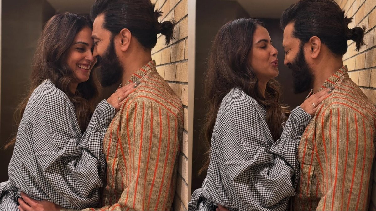 Genelia-Riteish Anniversary: शादी की 13वीं सालगिराह पर पति रितेश संग रोमांटिक हुईं जेनेलिया, फैंस बोले - ‘नजर ना लगे’