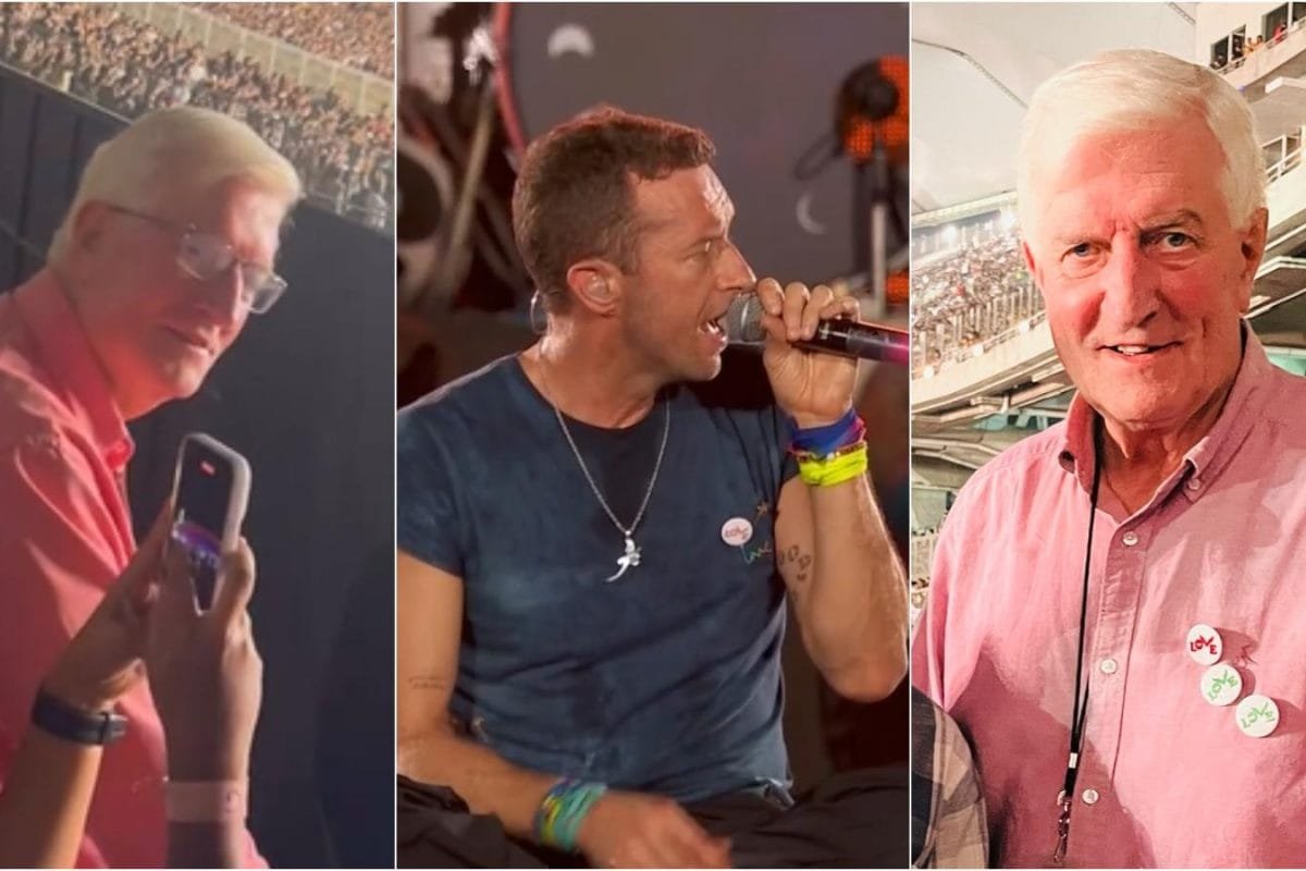 Chris Martin’s Dad Anthony Martin Proudly Records His Son’s Performance At Coldplay Ahmedabad Concert | Video