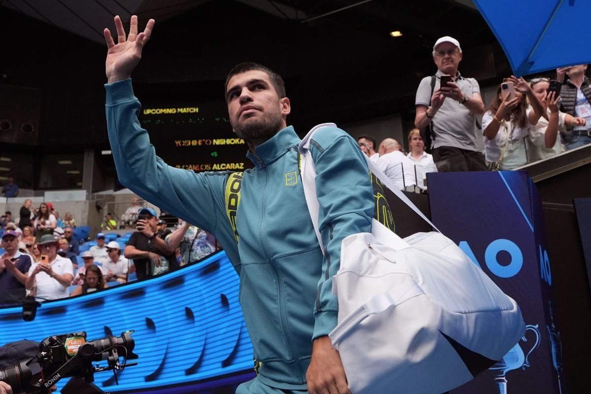 Am I A Serve Bot?: Carlos Alcarazs Revamped Serve Beginning To Look Sharper At Australian Open