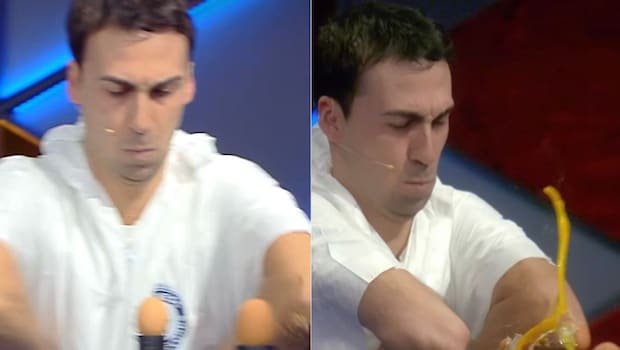 Watch: Man Crushes 52 Eggs With Elbows In A Minute, Sets Guinness World Record