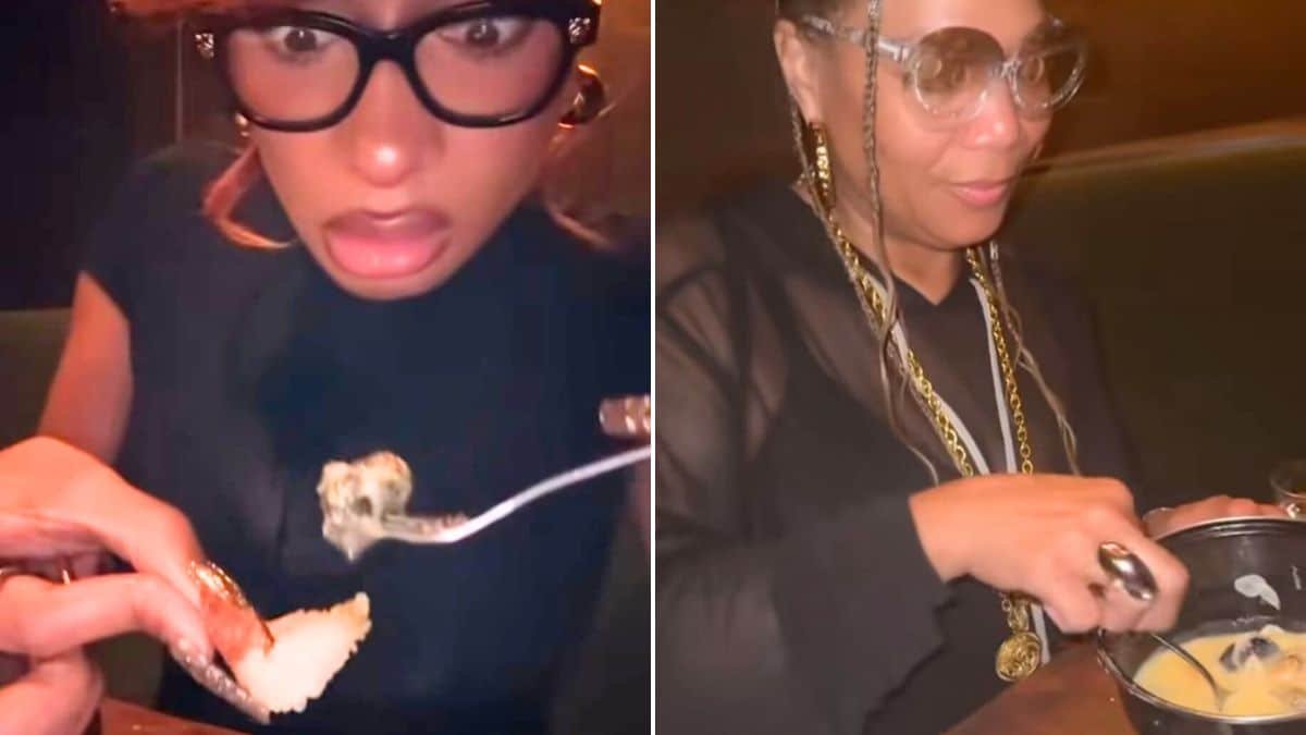 Megan Thee Stallion Tries Snail Dish, Mussels With Queen Latifah. Watch Her Funny Reaction