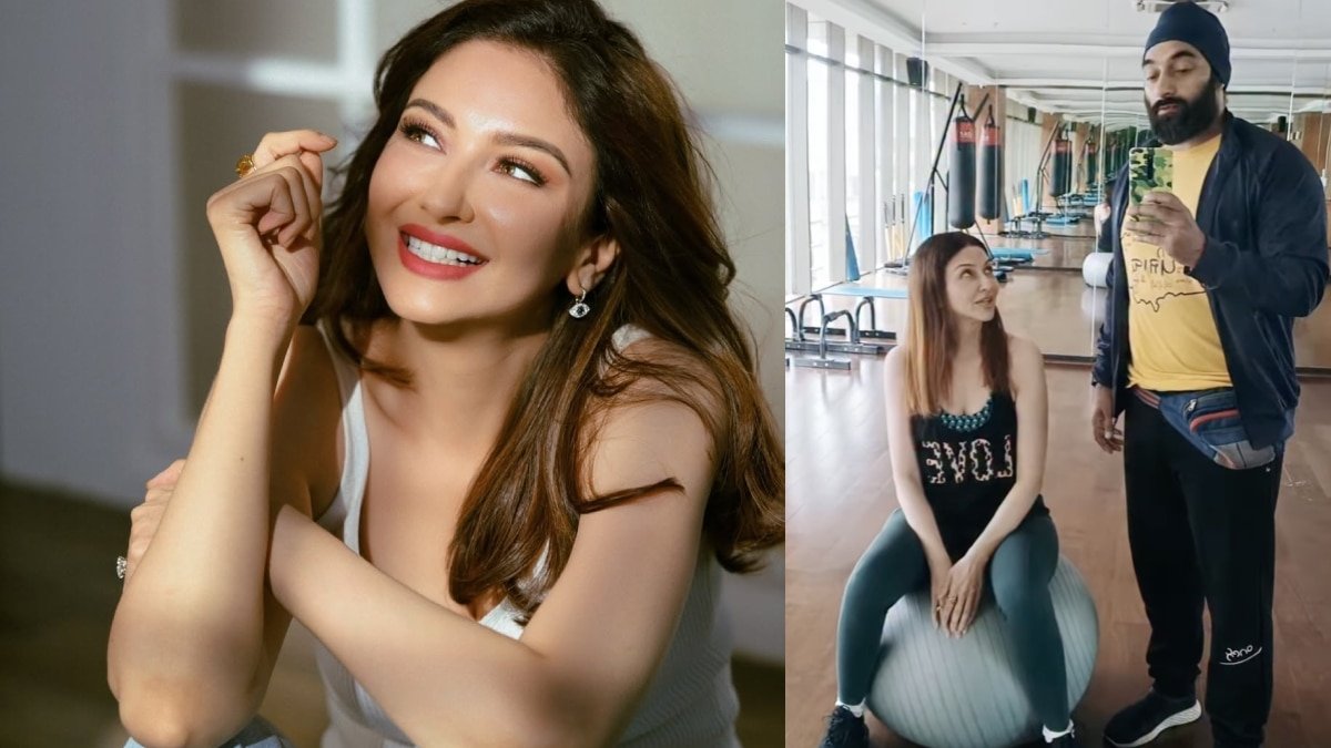 जिम में स्विस बॉल से गिरी सौम्या टंडन, ट्रेनर की छूटी हंसी, वीडियो वायरल