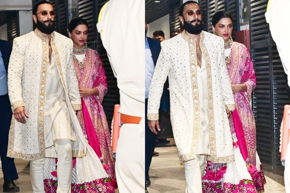 Deepika Padukone, Ranveer Singh Make Rare Appearance At Cousins Wedding After Duas Birth | Watch