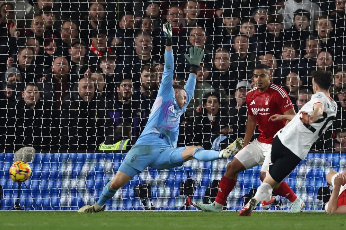 Nottingham Forest Vs Liverpool: Diogo Jota Rescues Premier League Leaders In 1-1 Draw