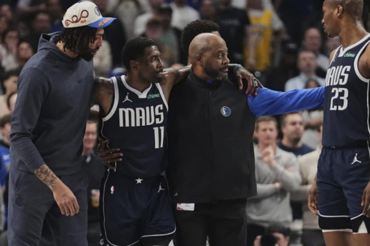 Kyrie Irving Limps Back Onto Court To Sink Free Throws After Incurring Knee Injury: WATCH