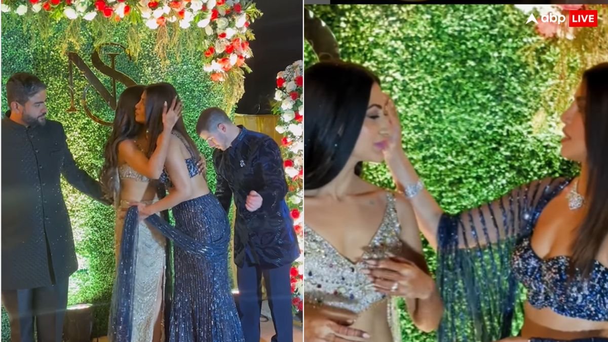 संगीत में प्रियंका चोपड़ा ने होने वाली भाभी का लहंगा किया ठीक, फिर नीलम को ऐसे लगाया गले