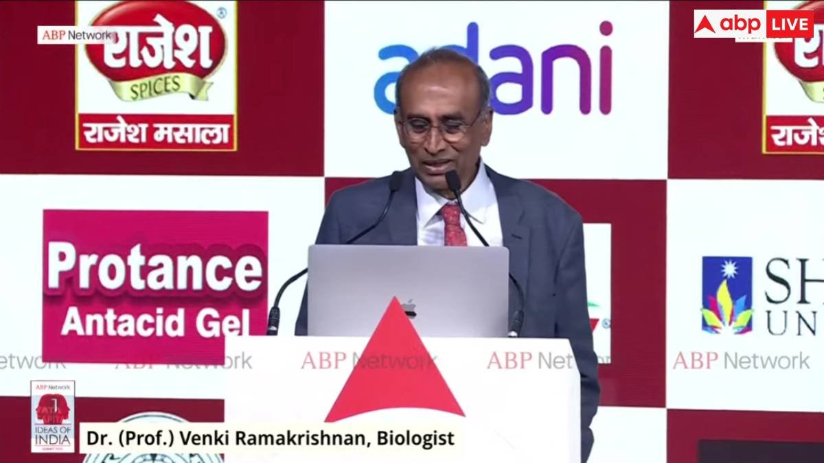 Ideas of India 2025: नोबेल प्राइज विनर वेंकी रामकृष्णन ने बताया लंबी उम्र का राज- पहला स्टेप मॉडरेट ईटिंग