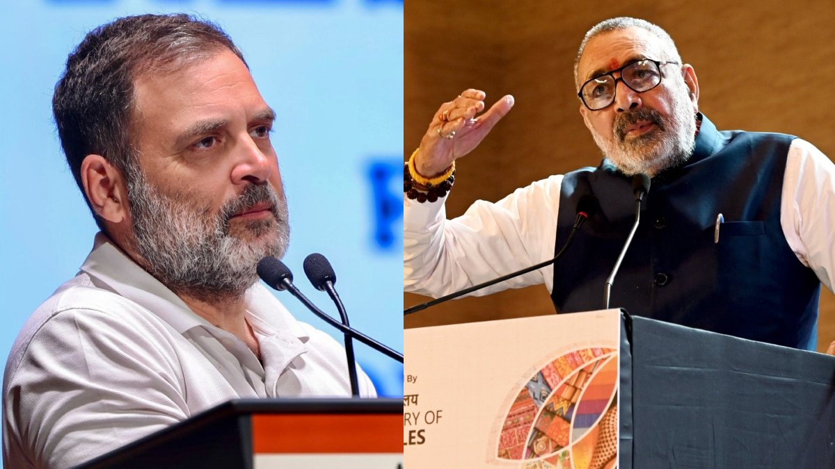 पहले अपना पलायन रोकना चाहिए, फिर..., बिहार पहुंचे राहुल गांधी पर गिरिराज सिंह का तंज