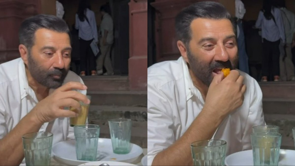 समोसा-पकौड़े खाते हुए सनी देओल ने दे डाली फैंस को अनोखी सलाह, यूजर्स बोले - ‘पाजी आप ग्रेट हो’