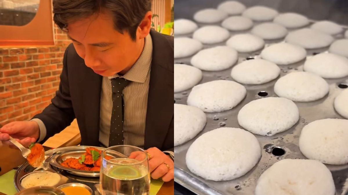 Watch: Korean Man Enjoys South Indian Vegetarian Food In Seoul Restaurant
