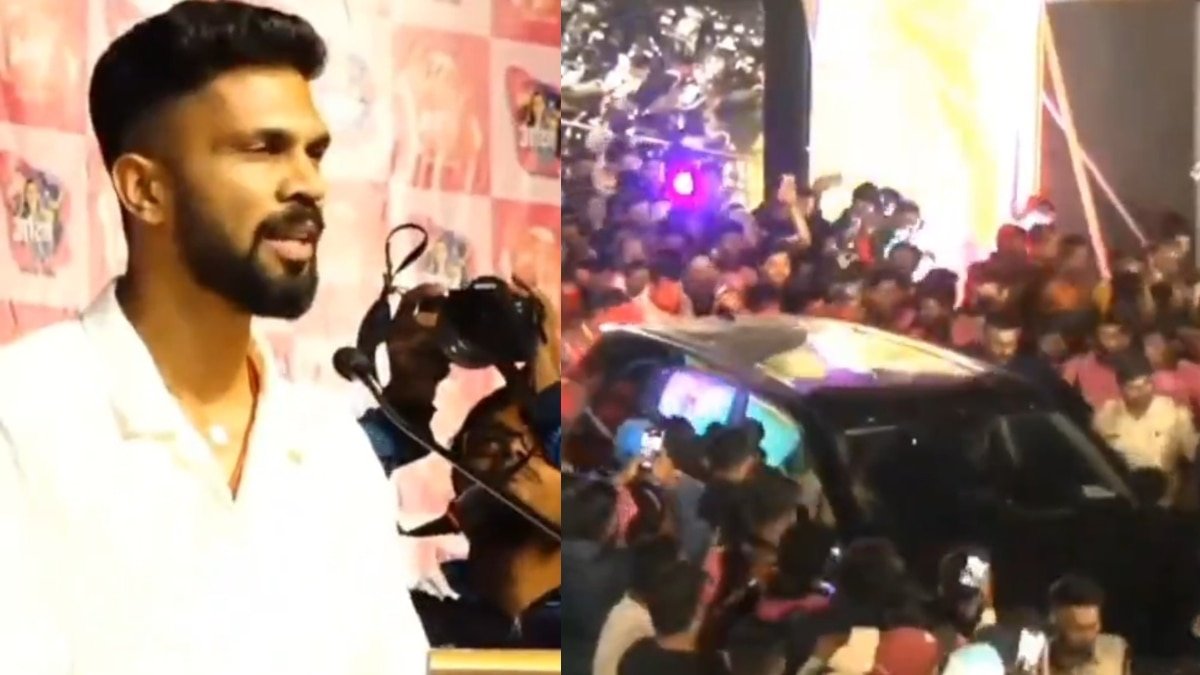 Watch: धोनी-कोहली को भूल जाओगे! ऋतुराज गायकवाड़ को देखने के लिए उमड़ा जनसैलाब; देखें वीडियो