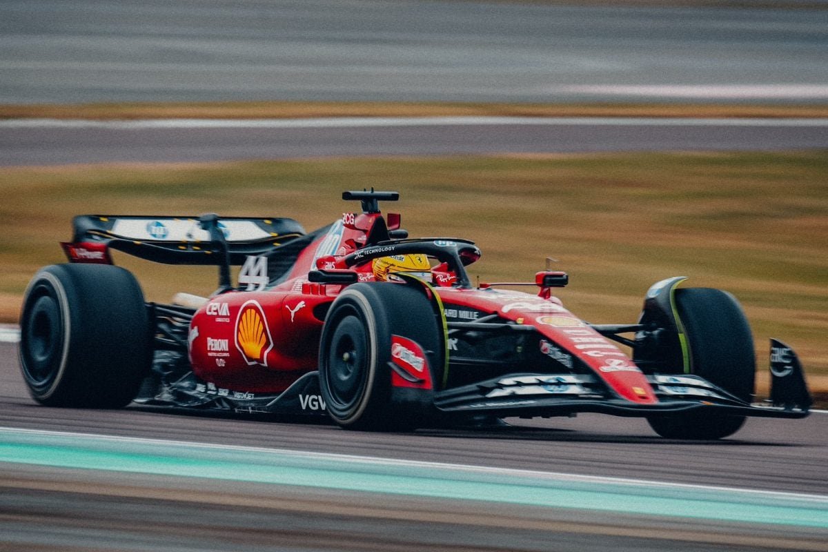 Lewis Hamilton Drives His First Laps As A Ferrari Driver: WATCH