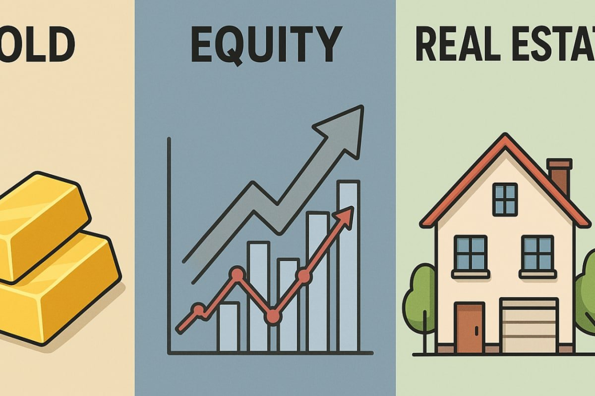 Rs 1 Lakh Invested In Equity, Gold, Real Estate In 2005: Which Gave Most Returns In 20 Years?