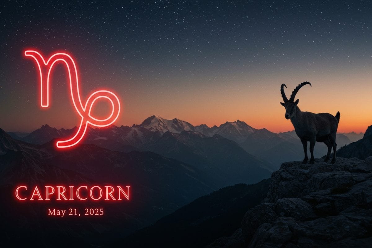 Capricorn Horoscope Today, May 21st, 2025