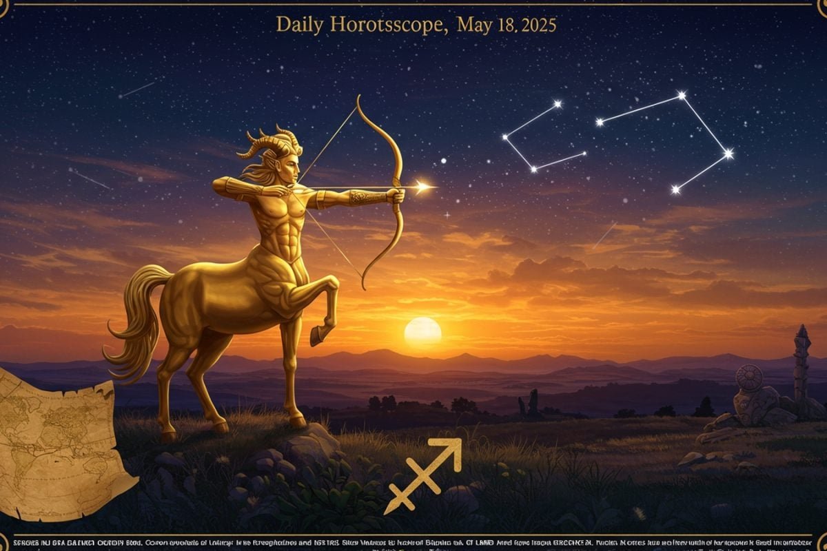 Sagittarius Horoscope Today, May 18th, 2025