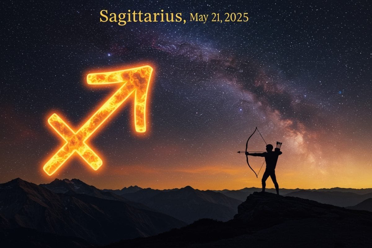 Sagittarius Horoscope Today, May 21st, 2025