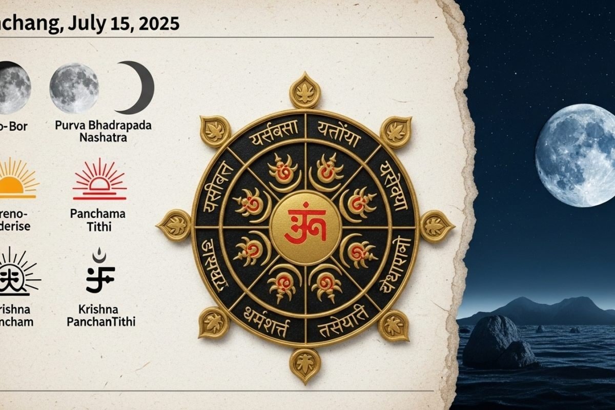 Aaj Ka Panchang, July 15, 2025: Tithi, Vrat, Shubh Muhurat & Rahu Kaal Today