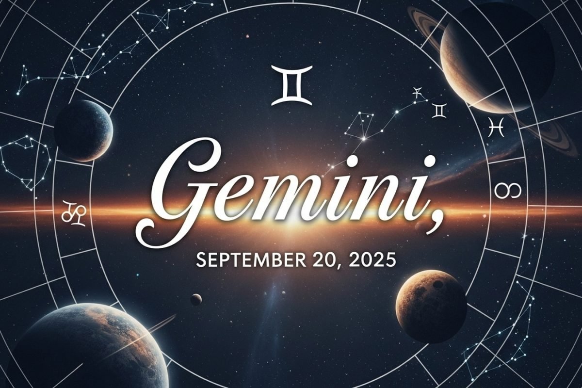 Gemini Horoscope Today, September 20, 2025
