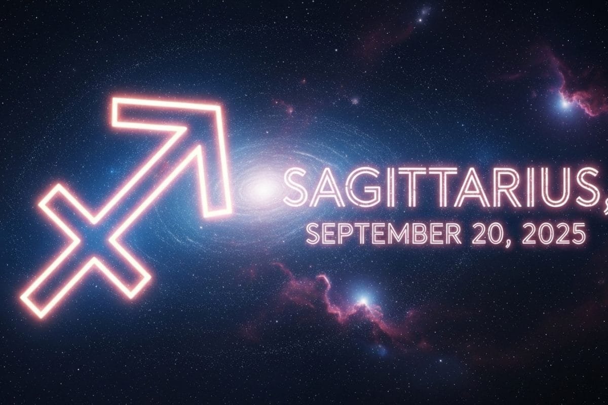 Sagittarius Horoscope Today, September 20, 2025