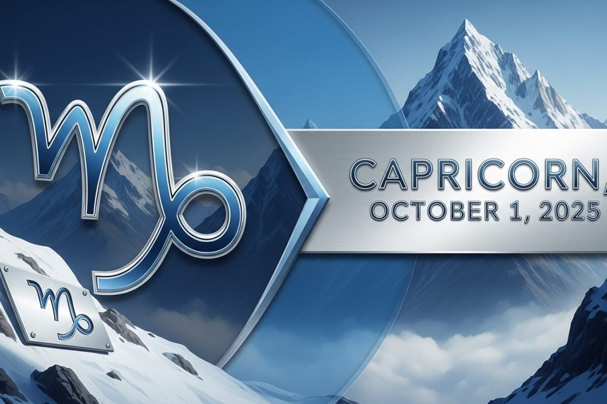 Capricorn Horoscope Today, October 1, 2025